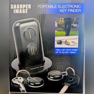 Sharper Image Black Electronic Key Locator